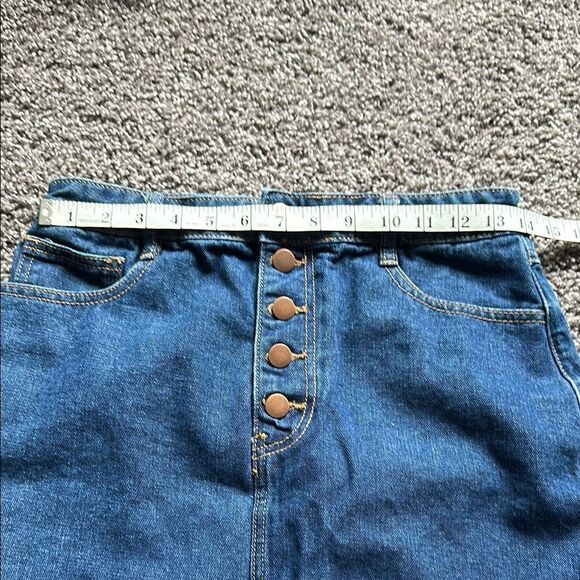 Forever 21 Blue A-line Mini Skirt - Picture 4 of 8